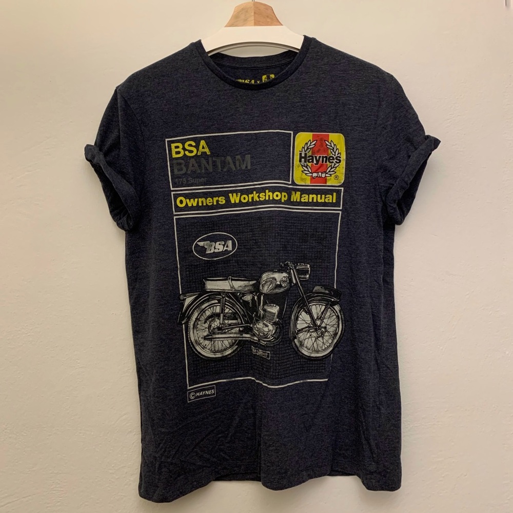 BSA Bantam x Haynes Motorcycle Manual T-Shirt